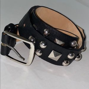 by Malene Birger black studded belt